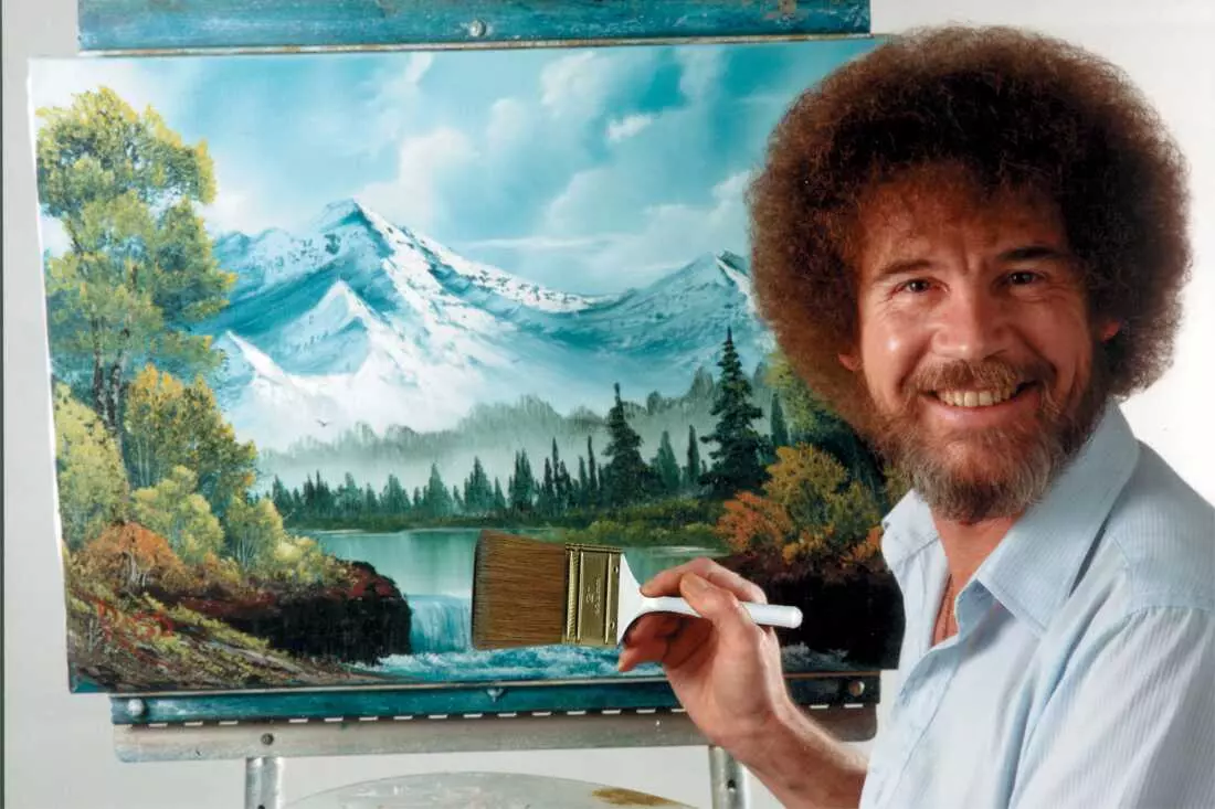 Bob Ross Paintings to be Auctioned to Support Public Television
