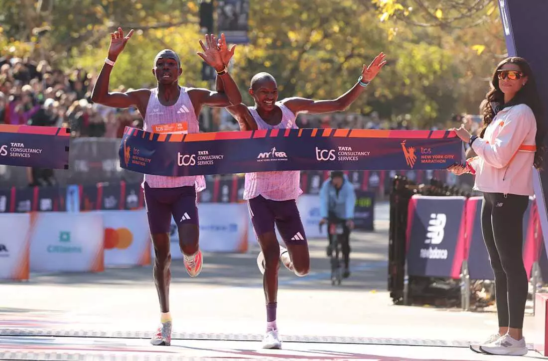 Kenyan Runners Triumph at New York City Marathon, Dominating Men's and Women's Races