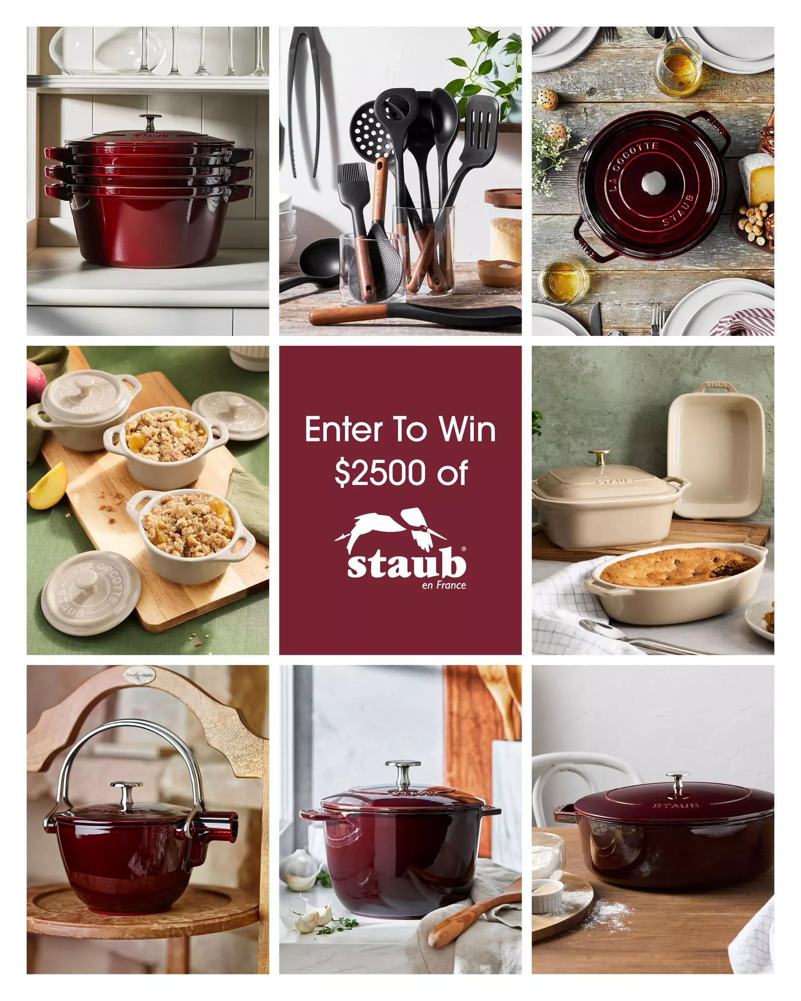 Staub Holiday Sweepstakes: Win Premium Kitchenware