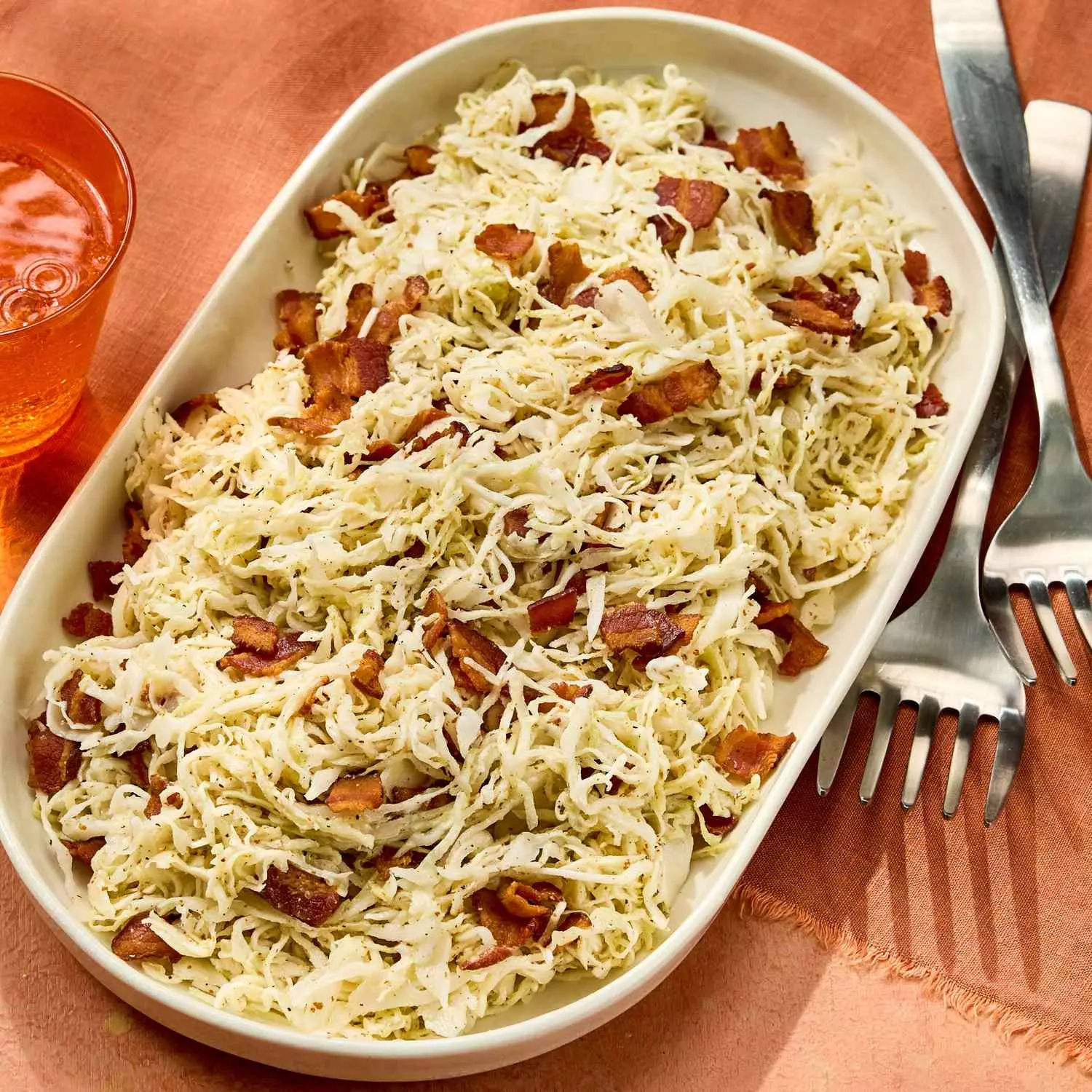Delectable Cabbage and Bacon Side Dish