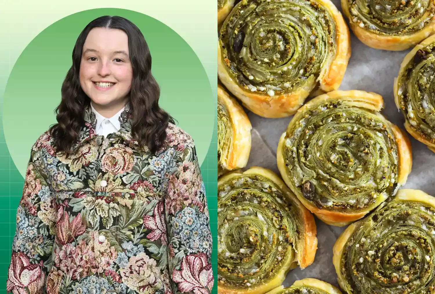 Bella Ramsey's Quick and Delicious Pesto Pastry Spirals