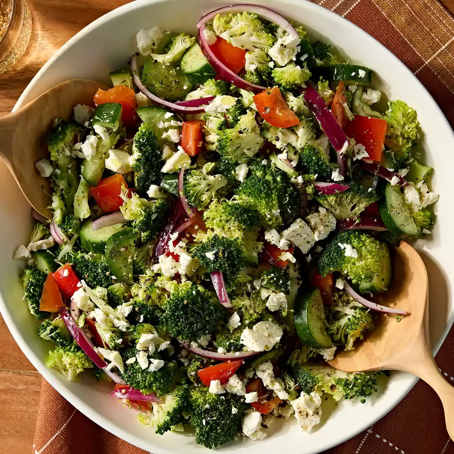 Refreshing Broccoli & Feta Salad: A Quick and Healthy Side Dish