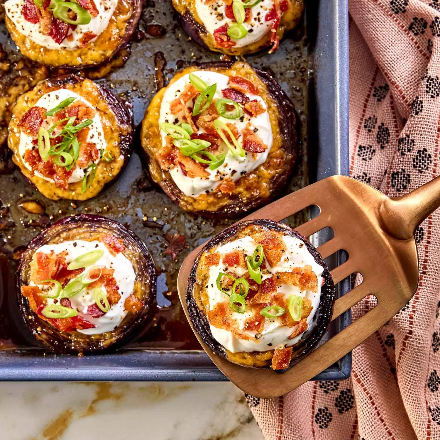 Delicious Melted Onions with Savory Toppings