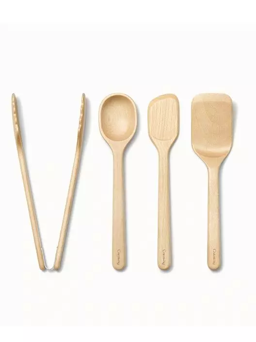 Caraway's Mini Birch Utensil Set: A Kitchen Essential