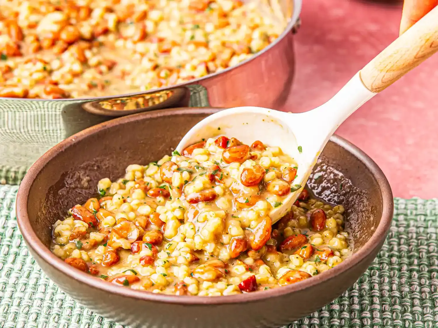 Hearty Northern Italian Barley and Cranberry Bean "Stewp"
