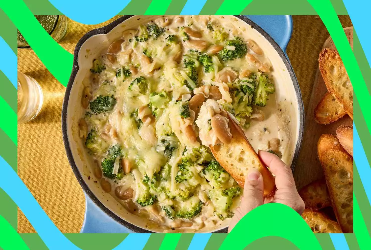 The Ultimate One-Pan Broccoli and Butter Bean Skillet