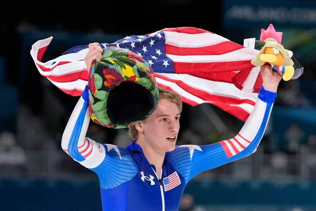 Stolz Dominates 1000m Speed Skating at Milan Cortina Games