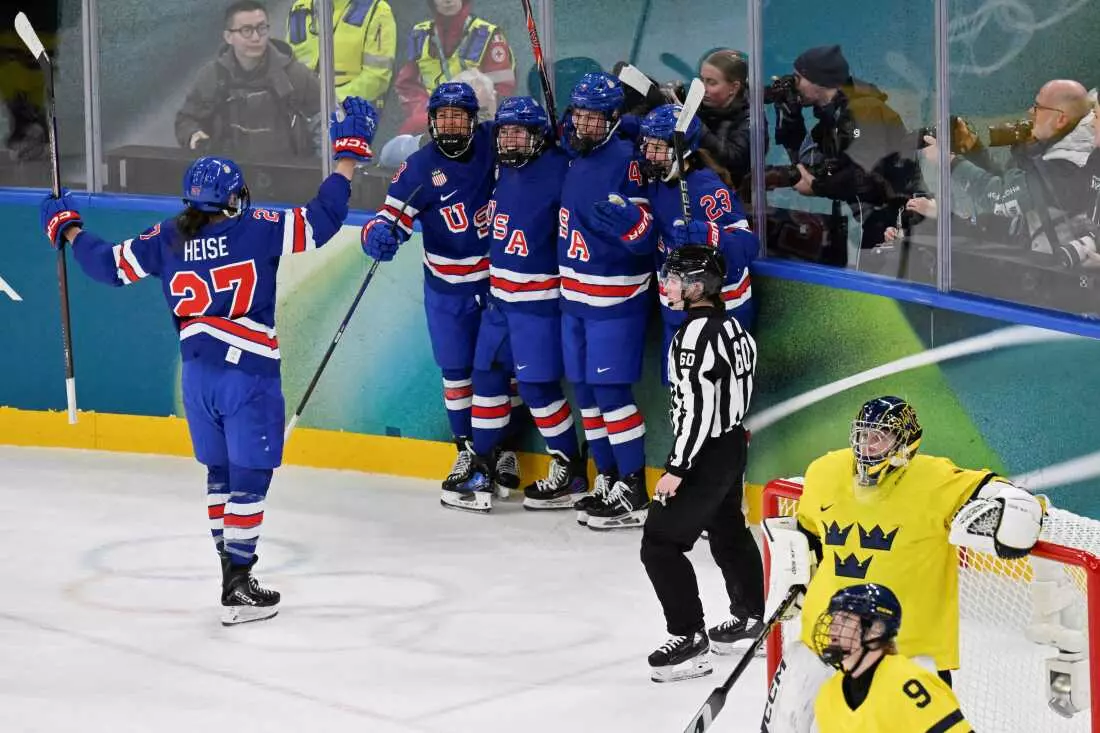 USA Women's Hockey Team Dominates, Advances to Olympic Gold Medal Match