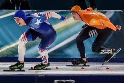 The Courteous Competition: Jordan Stolz and Jenning de Boo's Olympic Speedskating Rivalry