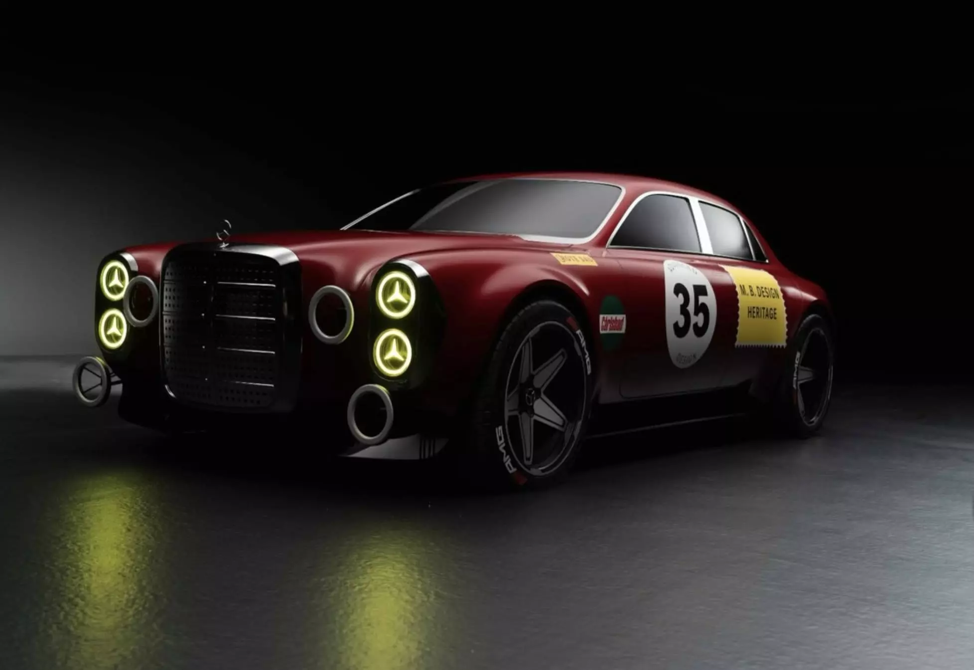 Mercedes-Benz Reimagines the Iconic "Red Pig" as a Modern Luxury Sedan