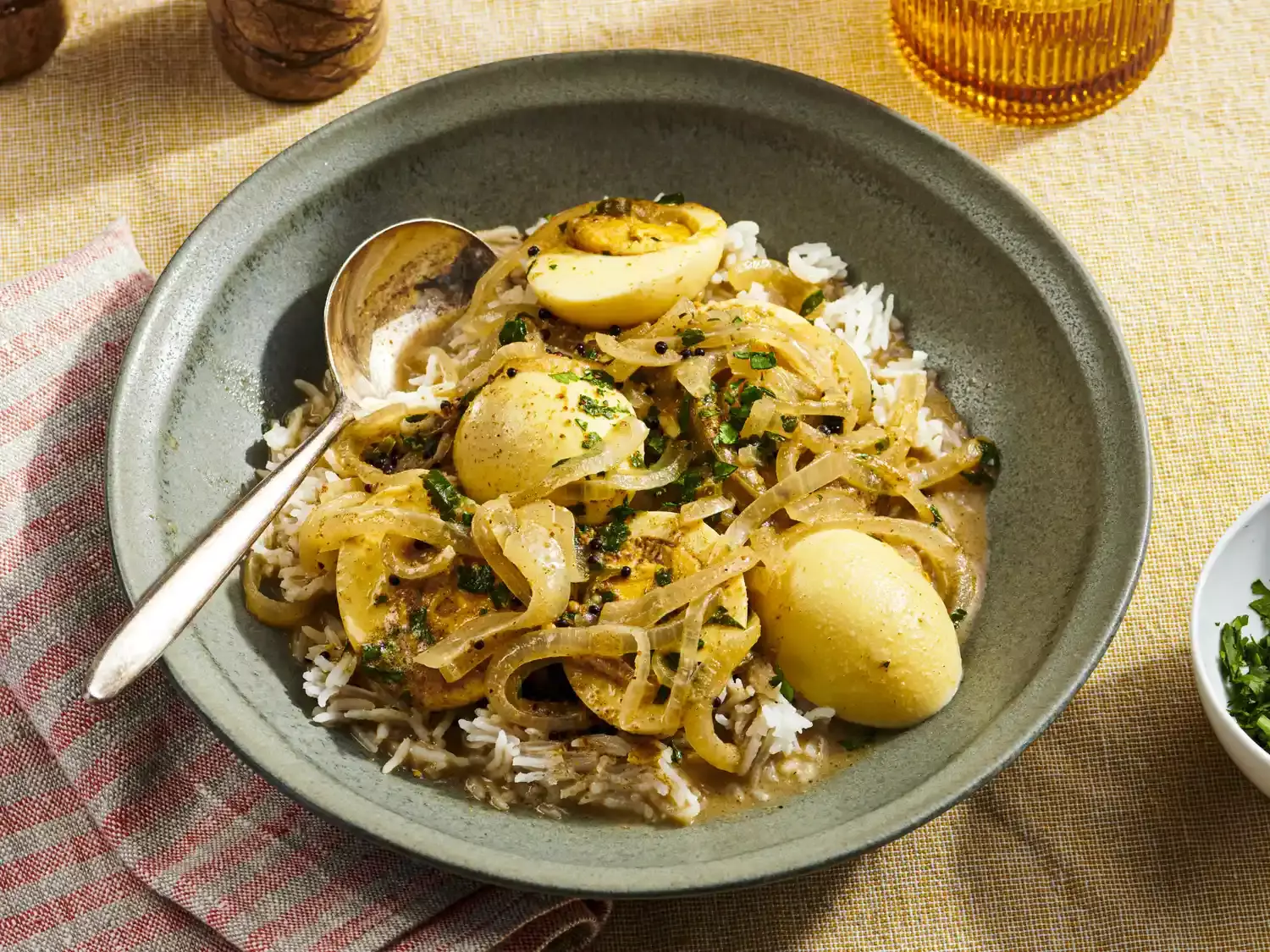 Homemade Balti-Style Eggs in Creamy Coconut Sauce