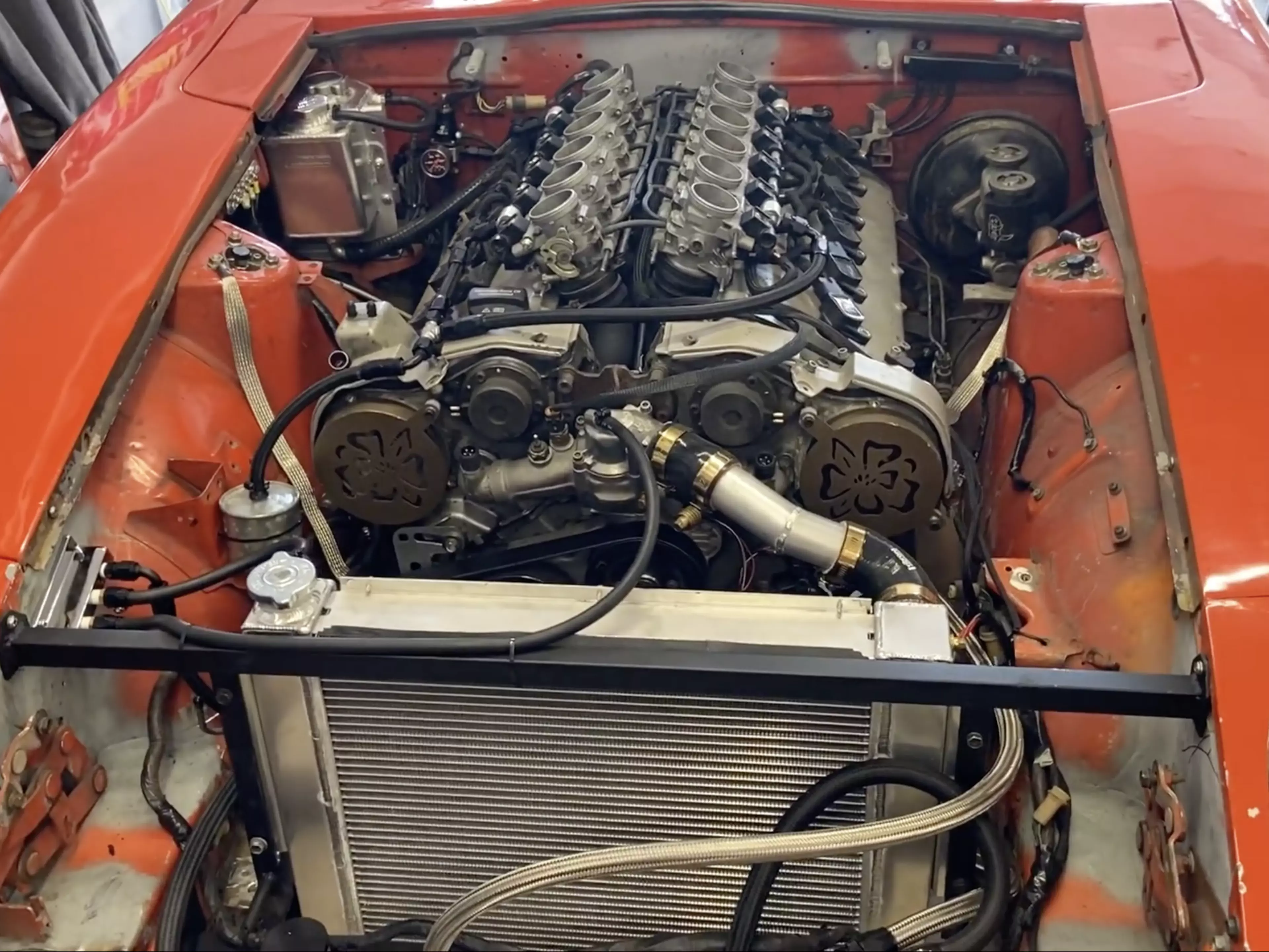 Datsun 280Z Transformed with Mercedes-Benz V12 Power