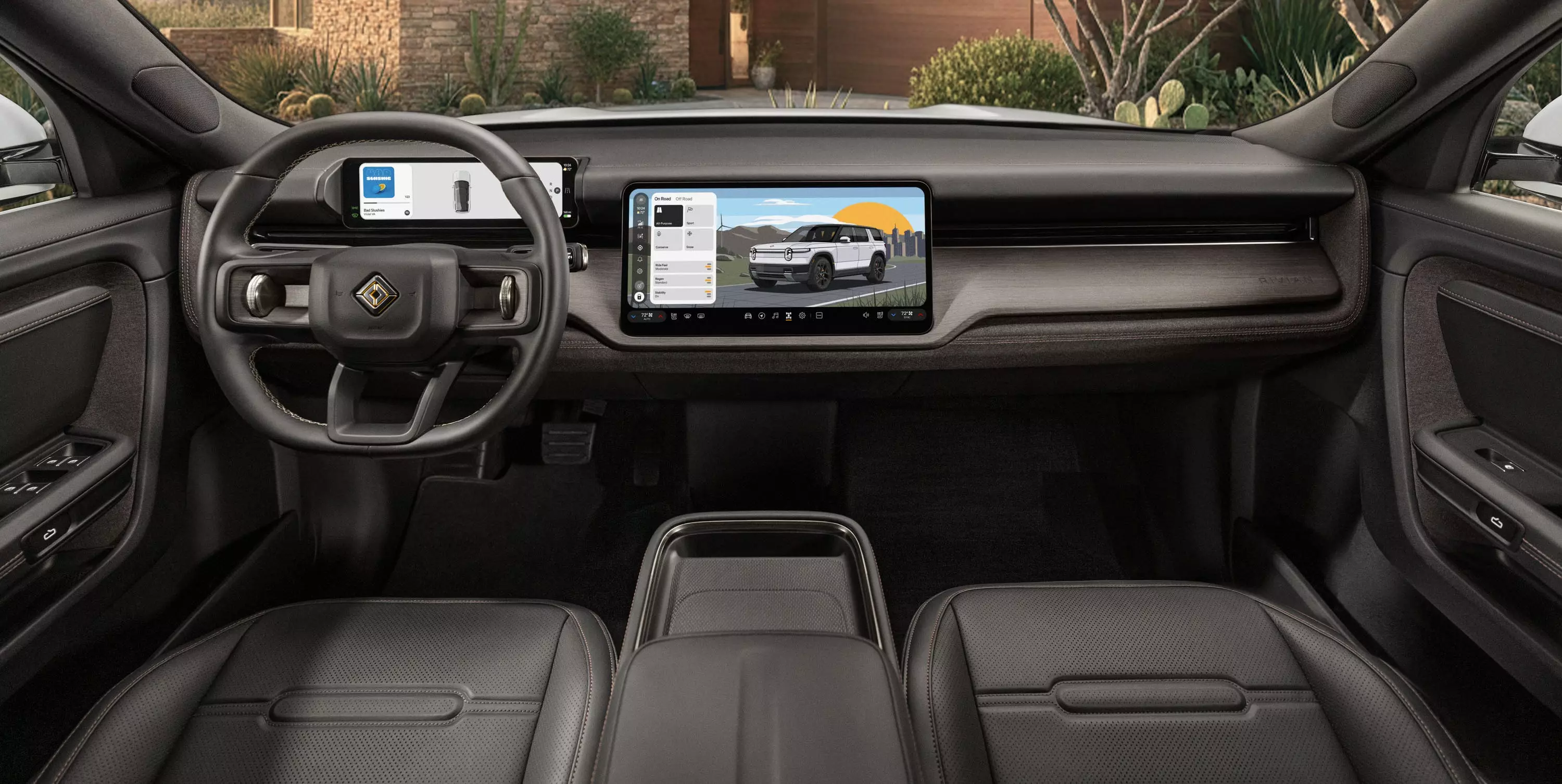 A Detailed Look at the 2027 Rivian R2's Innovative Interior