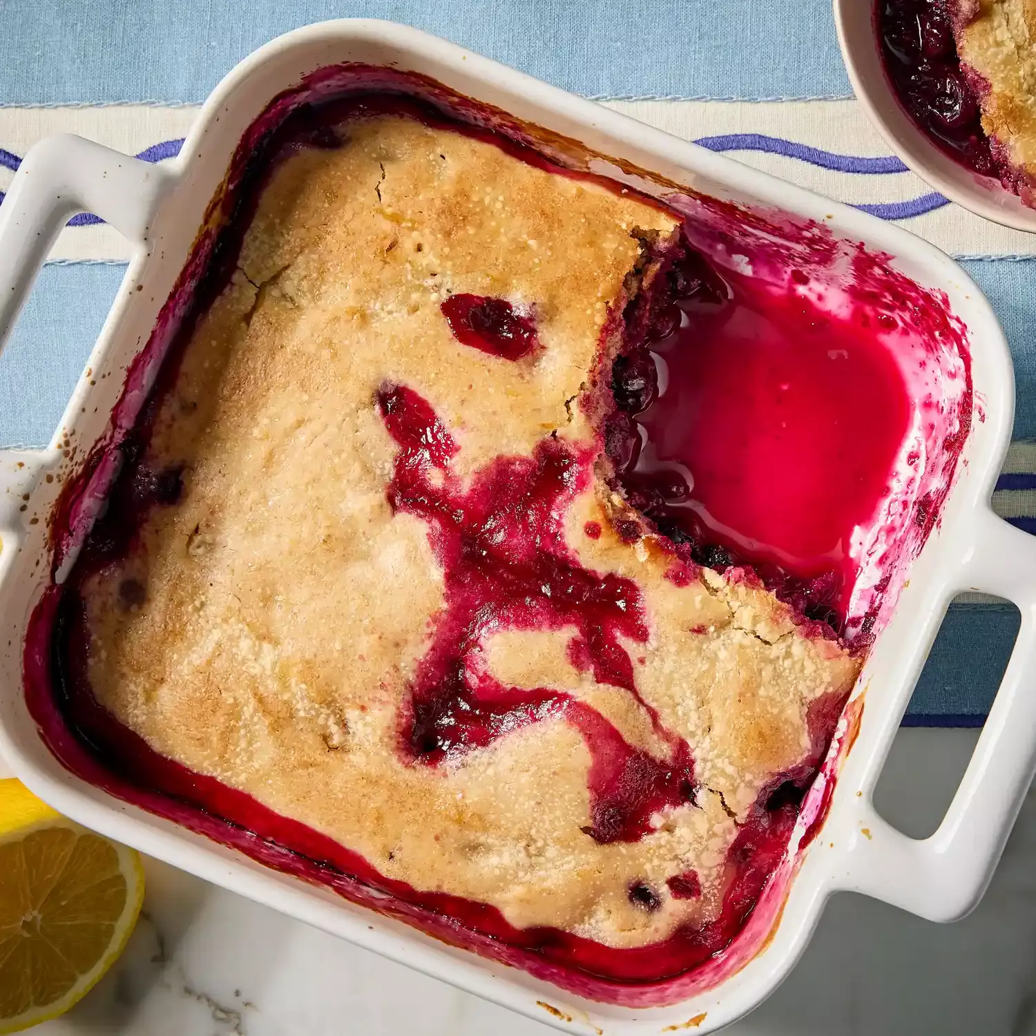Lemon-Blueberry Pudding Cake: A Nutrient-Rich Springtime Delight