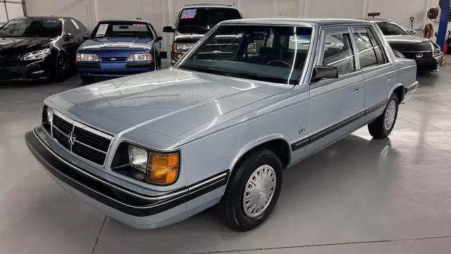 A Pristine 1989 Dodge Aries with Rental Car Heritage Heads to Auction