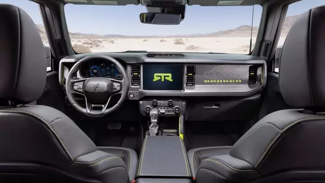 Ford Unveils 2027 Bronco RTR Interior with Striking Hyper Lime Accents
