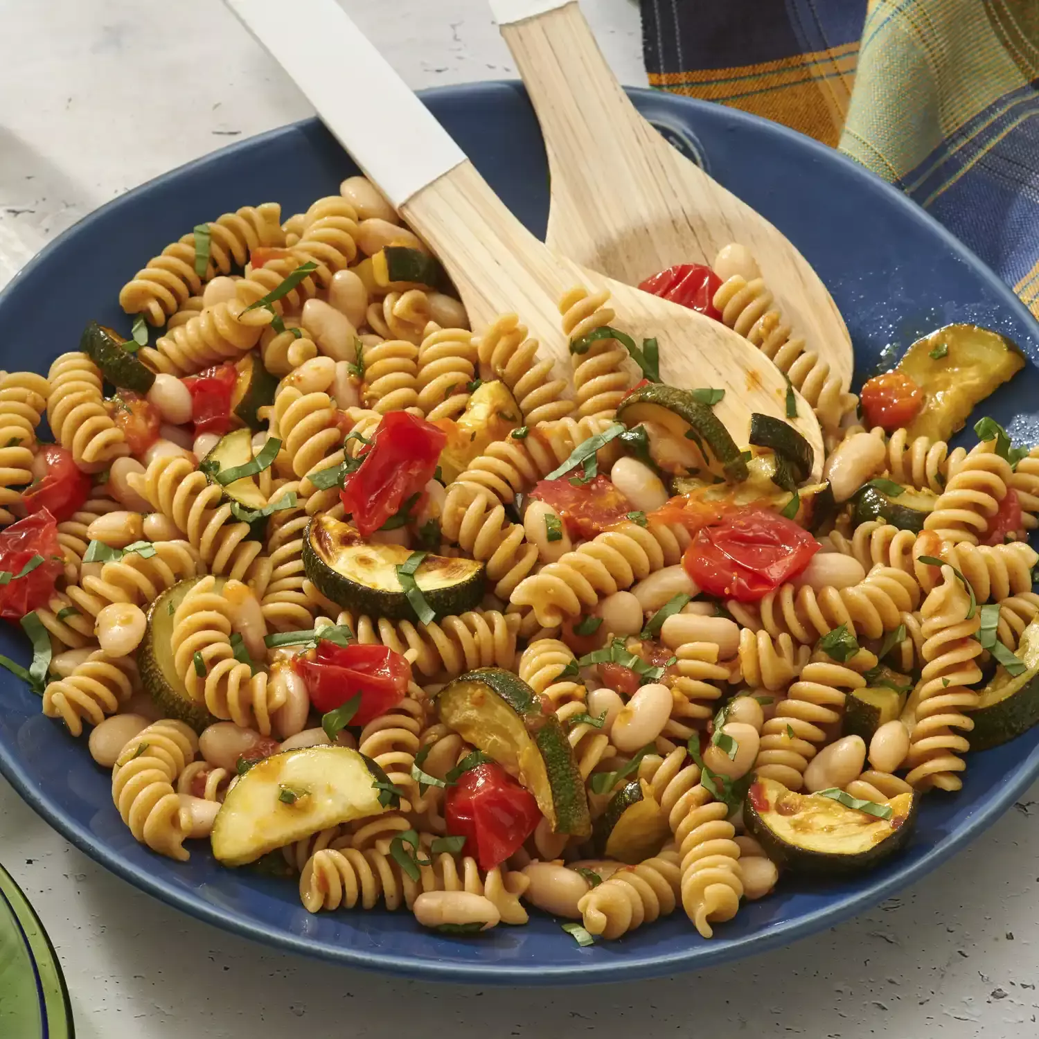Nourishing Roasted Vegetable and Bean Pasta Salad