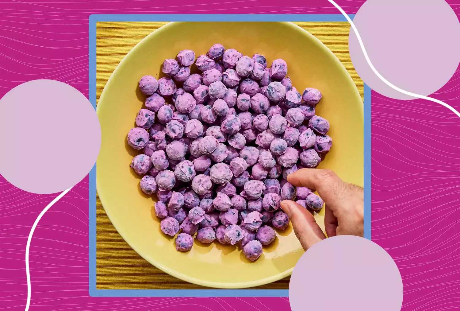 The Ultimate Anti-Inflammatory, High-Protein Snack: Lemon-Blueberry Frozen Yogurt Bites