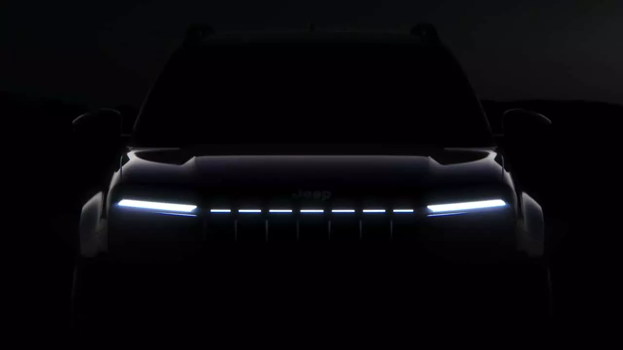 Jeep's Smallest SUV Teases a New Illuminated Grille