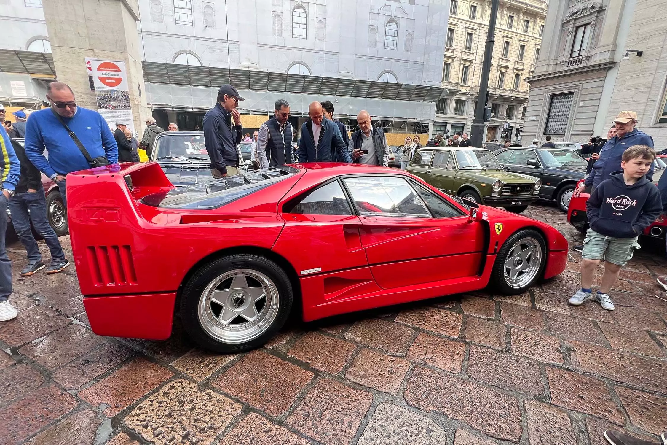 Piazza Affari: Milan's Unconventional Car Enthusiast Gathering