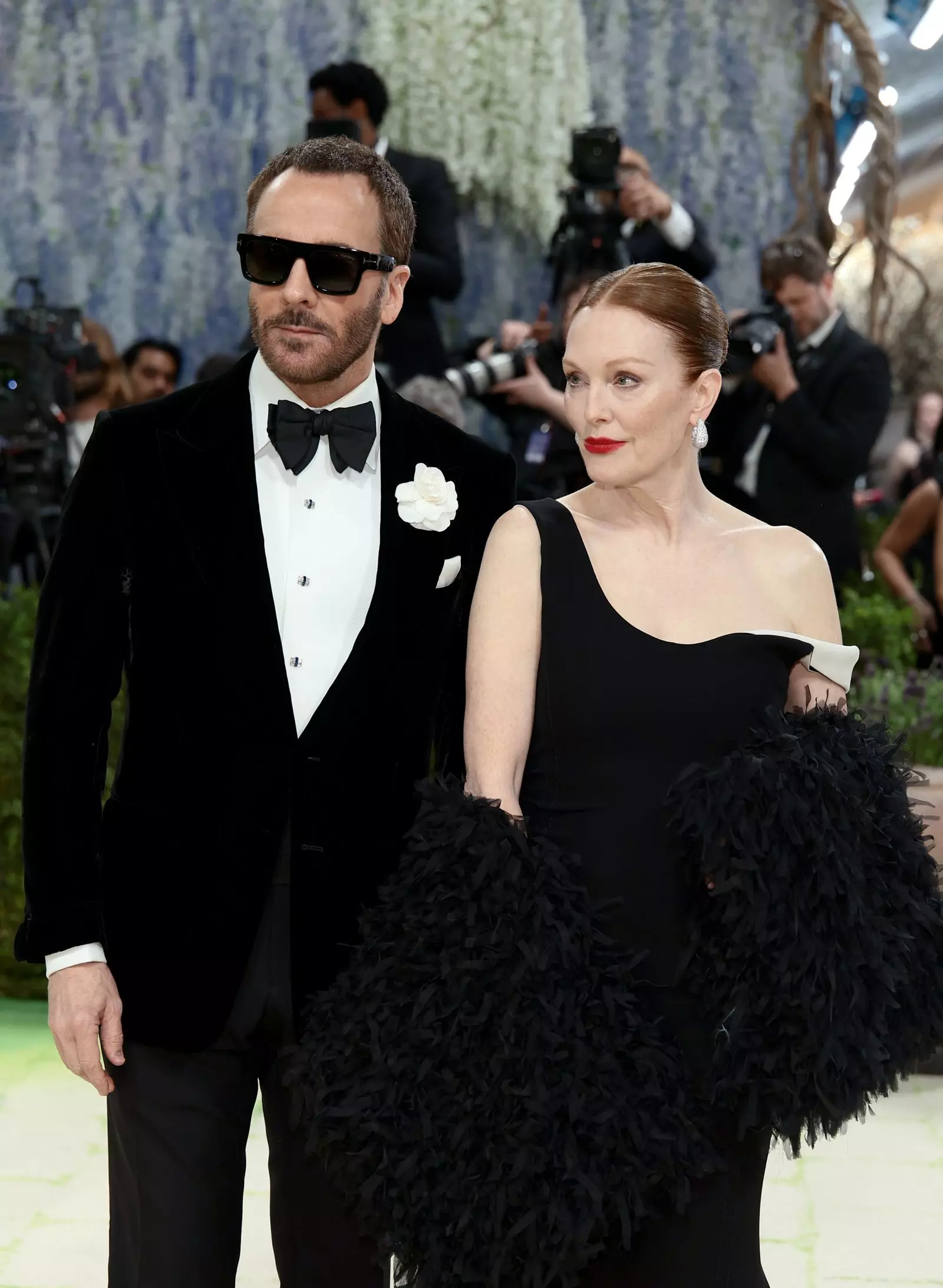 Julianne Moore and Tom Ford Grace the Met Gala Red Carpet