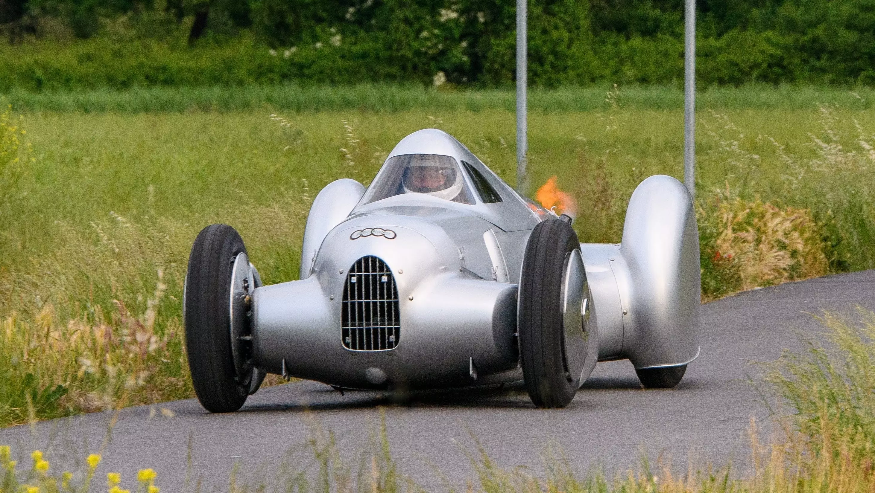 Audi Recreates Auto Union Lucca, a Legendary 1930s Speed-Record Car