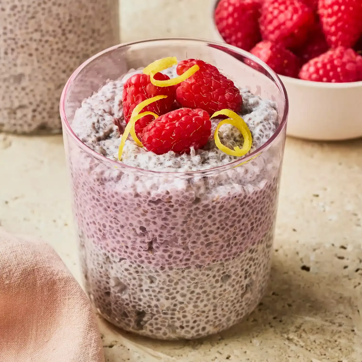 Velvety Raspberry Chia Pudding: A Nutrient-Rich Delight
