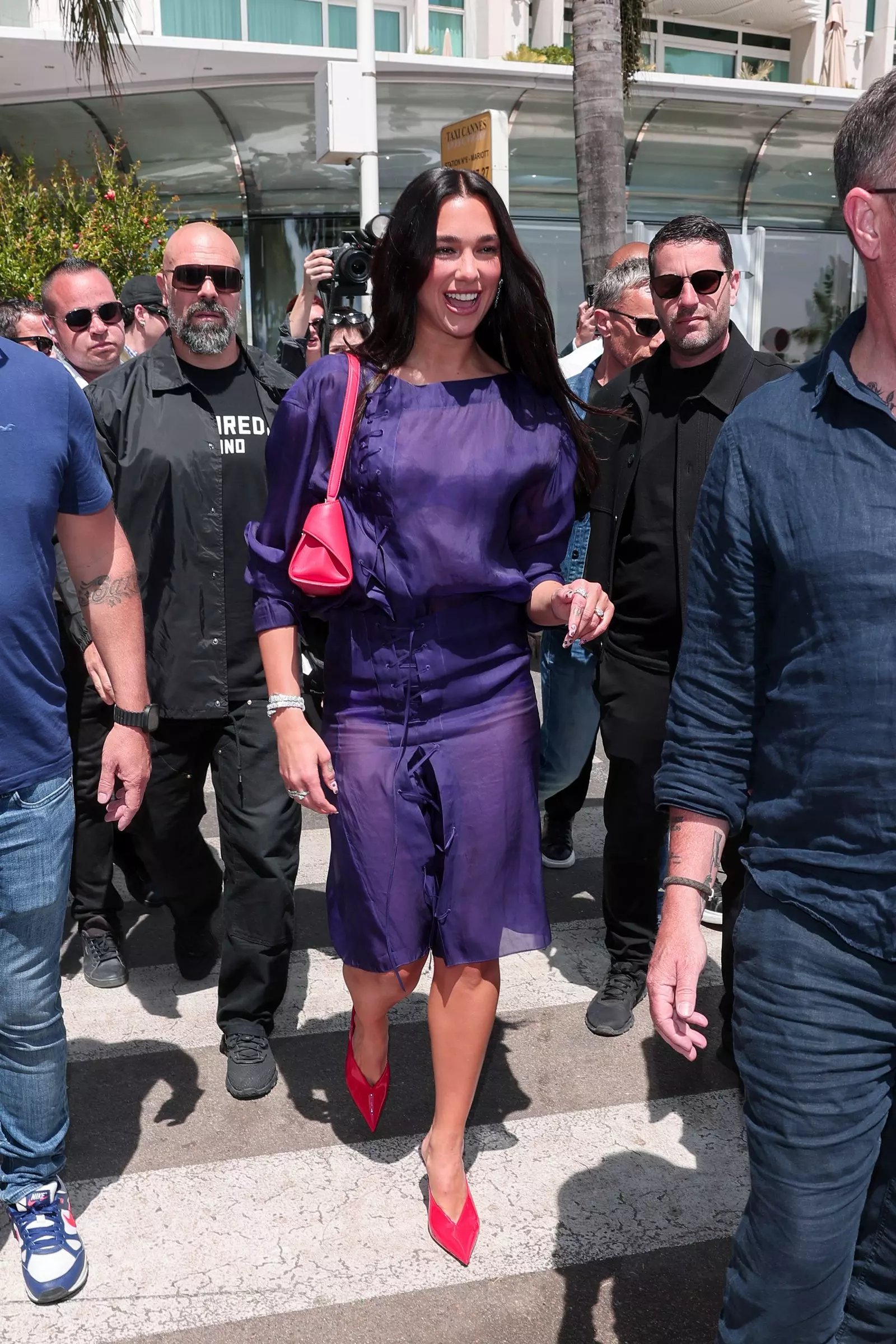 Dua Lipa's Bold Color Statement at Cannes
