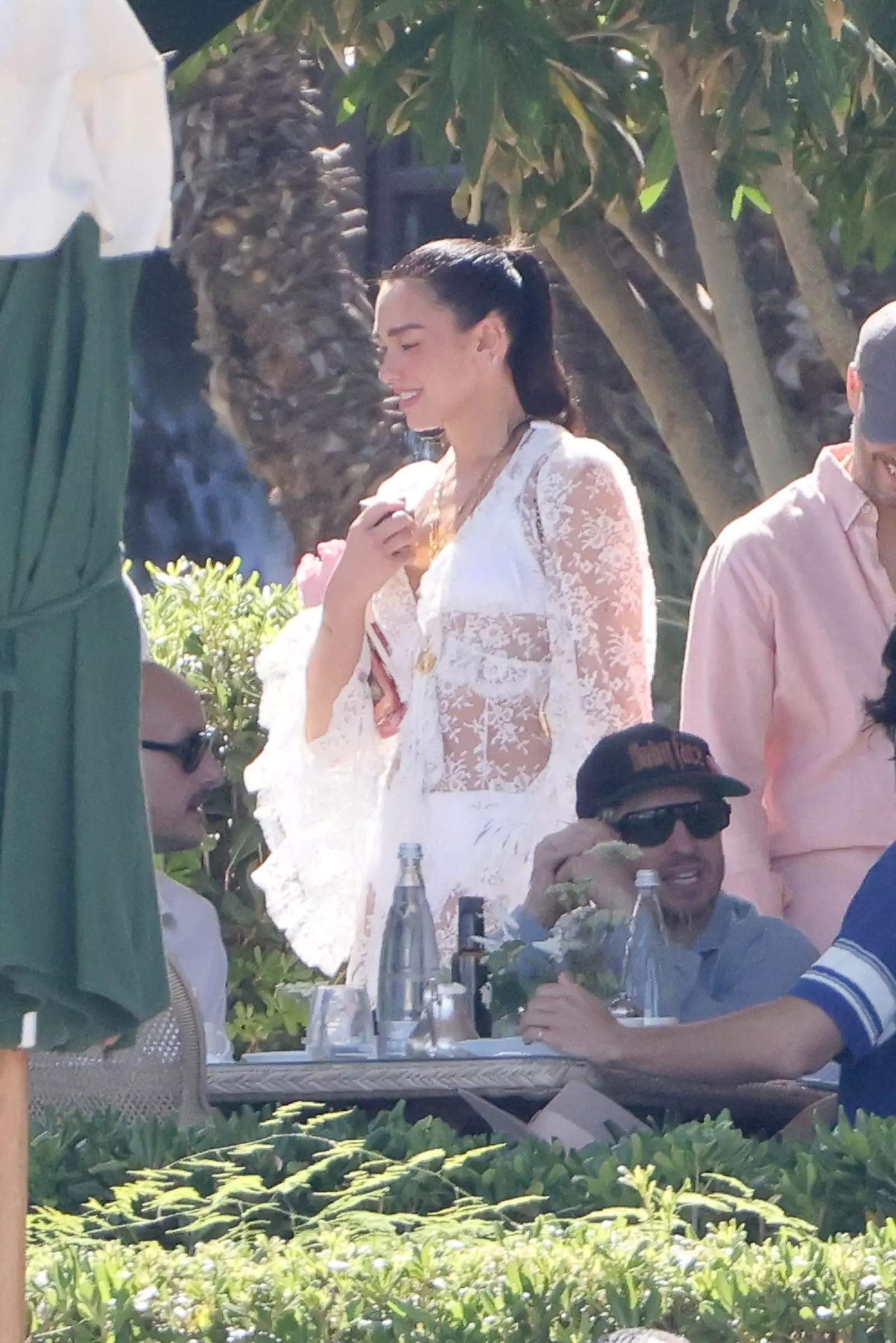 Dua Lipa's Post-Wedding Brunch Style: A Chic Lace Ensemble