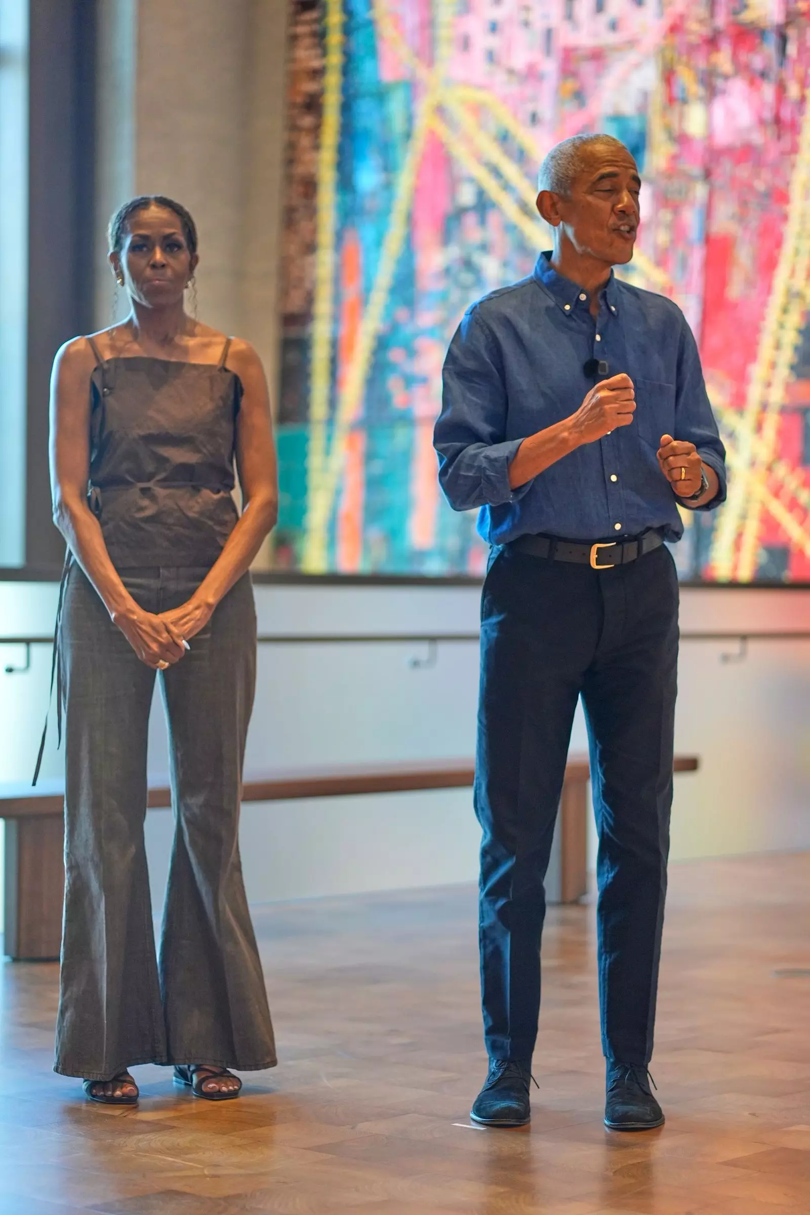 Michelle Obama's Signature Style at the Obama Presidential Center Opening