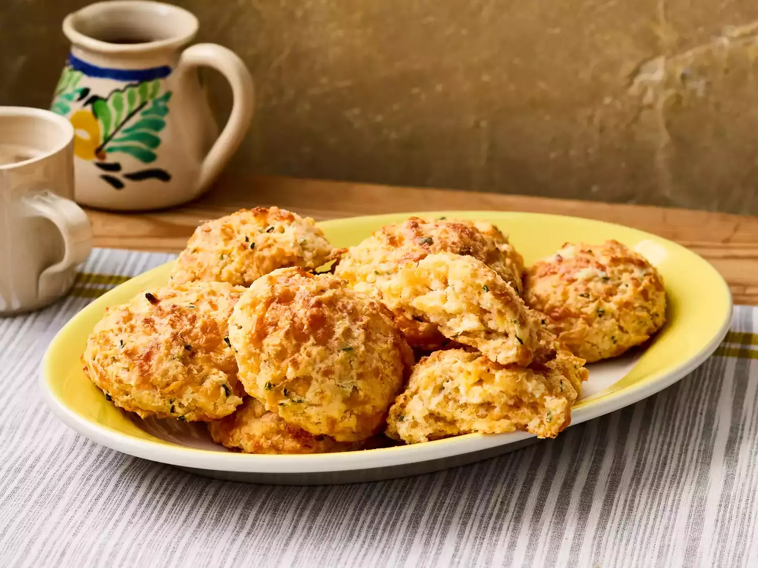 Effortless Chive and Cheddar Drop Biscuits