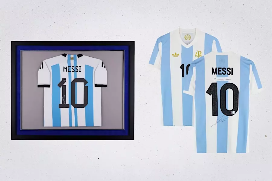 Exclusive Collection of Signed Lionel Messi Merchandise Unveiled as Argentina Advances in World Cup
