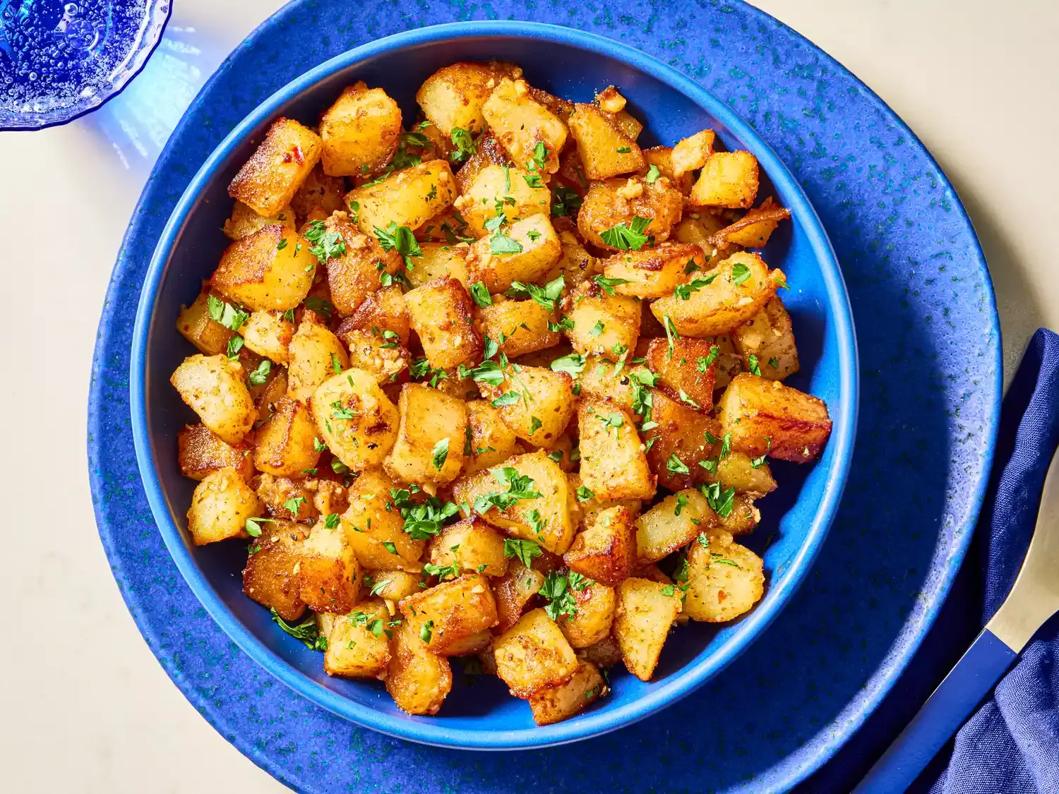 Egyptian Warm Potato Salad with Aromatic Dressing