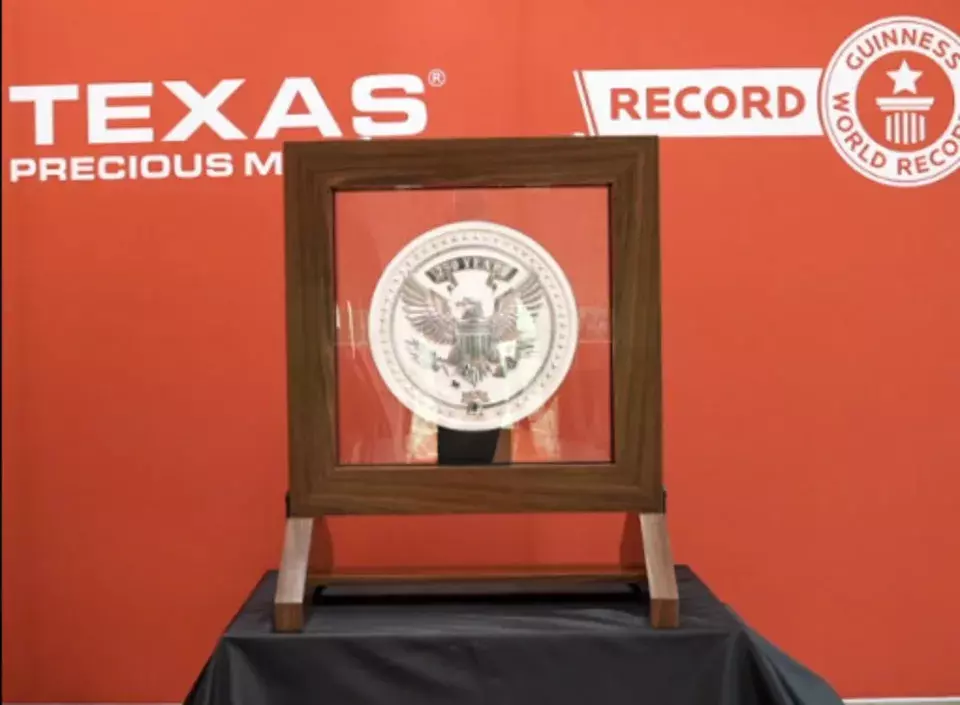 Texas Precious Metals Unveils World's Heaviest Silver Coin for America's 250th Anniversary