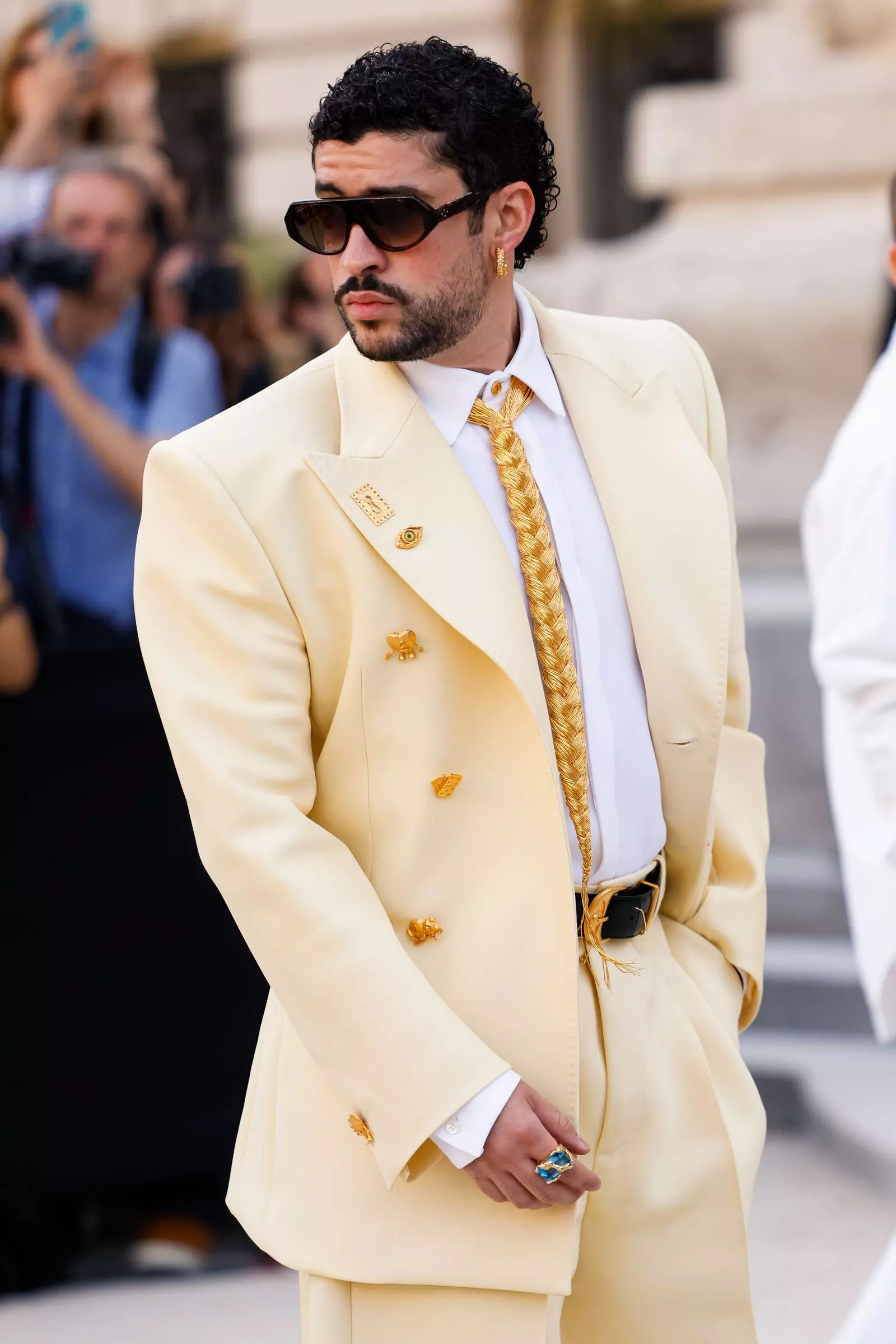Bad Bunny's Braided Hair Tie: A Bold Statement at Paris Couture Week