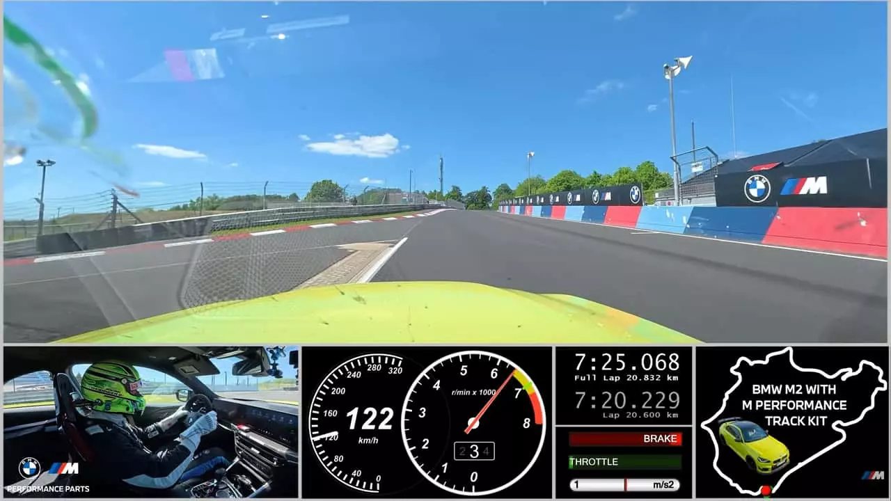 BMW M2 Sets New Nürburgring Lap Record with M Performance Track Kit
