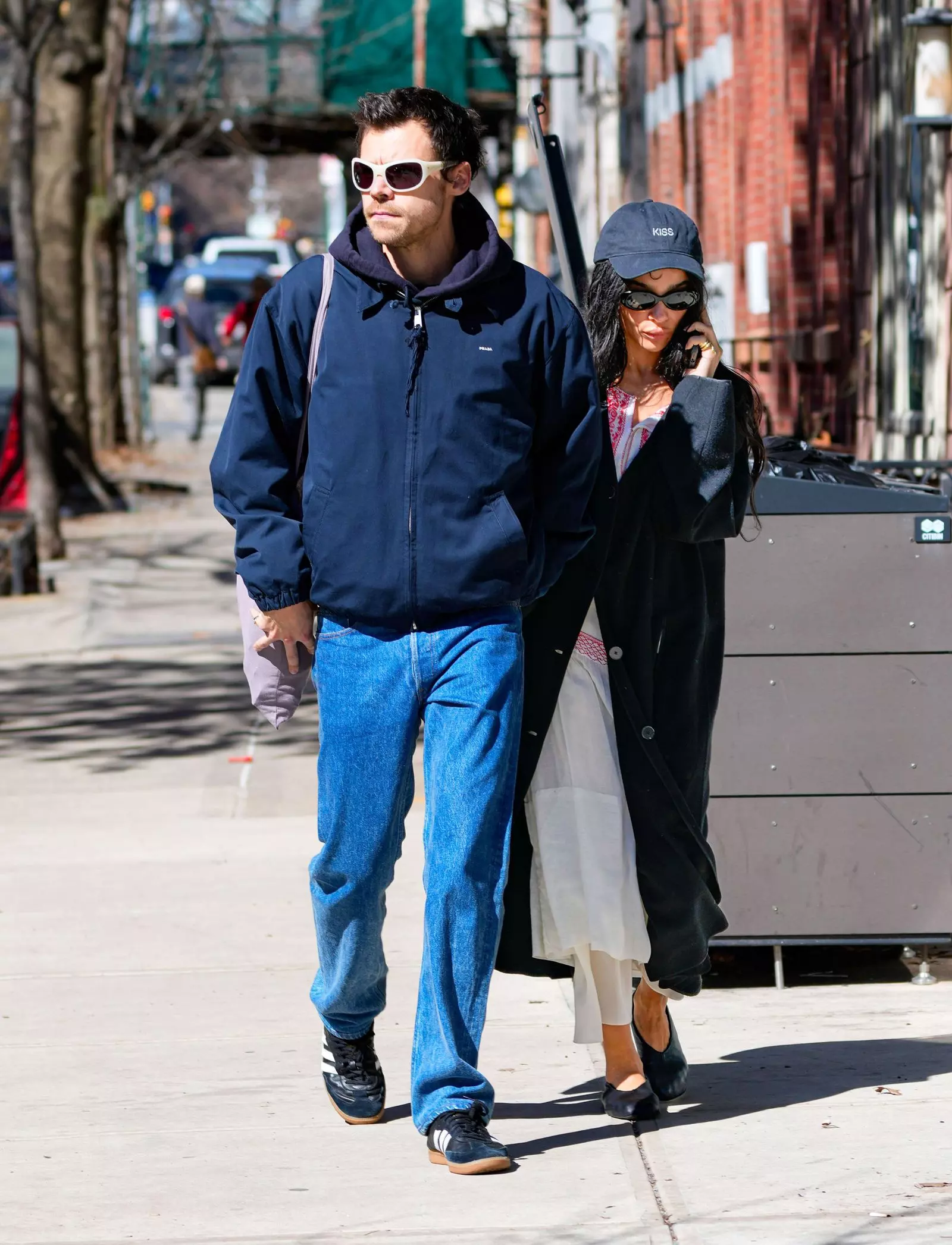 Harry Styles and Zoë Kravitz's Coordinated Sporty Style