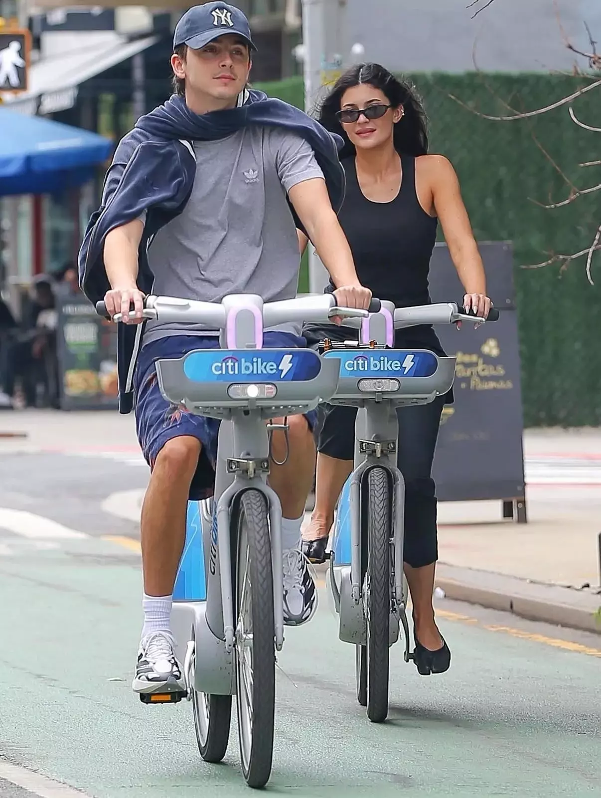 Celebrities Embrace Citi Bikes for Summer Romance in New York City