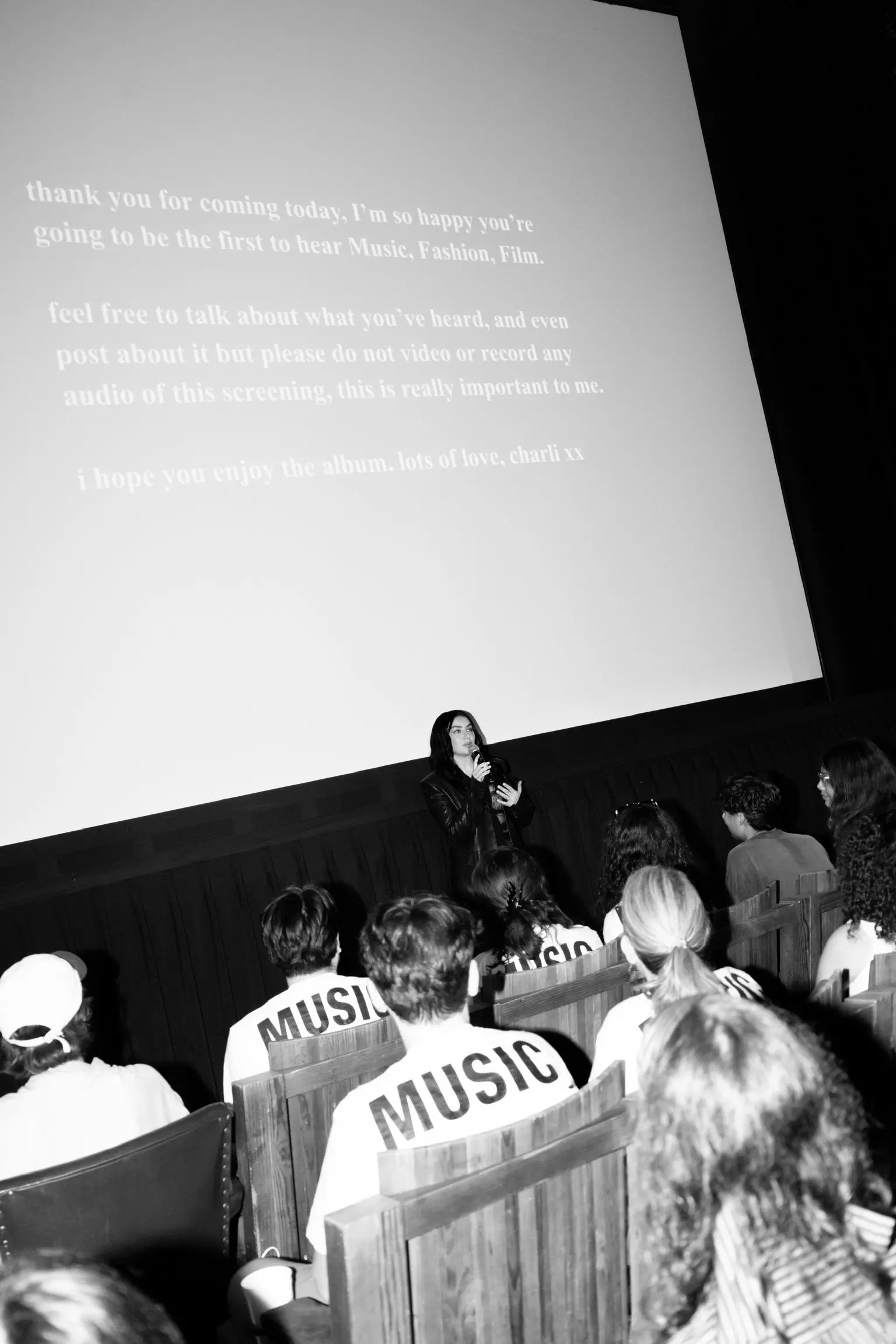 Charli XCX Unveils 'Music, Fashion, Film' to Intimate Fan Gathering