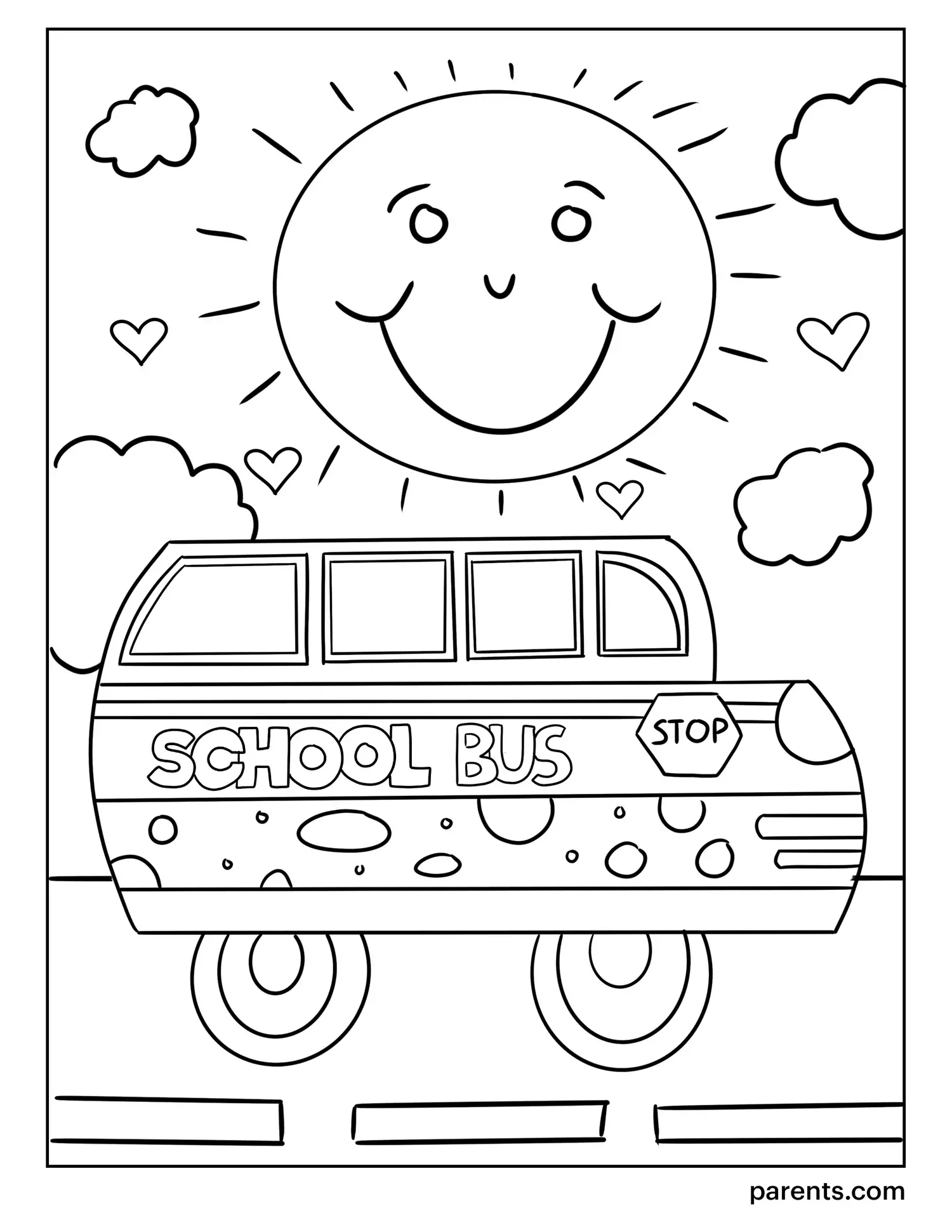 Engaging Back-to-School Coloring Sheets for Children