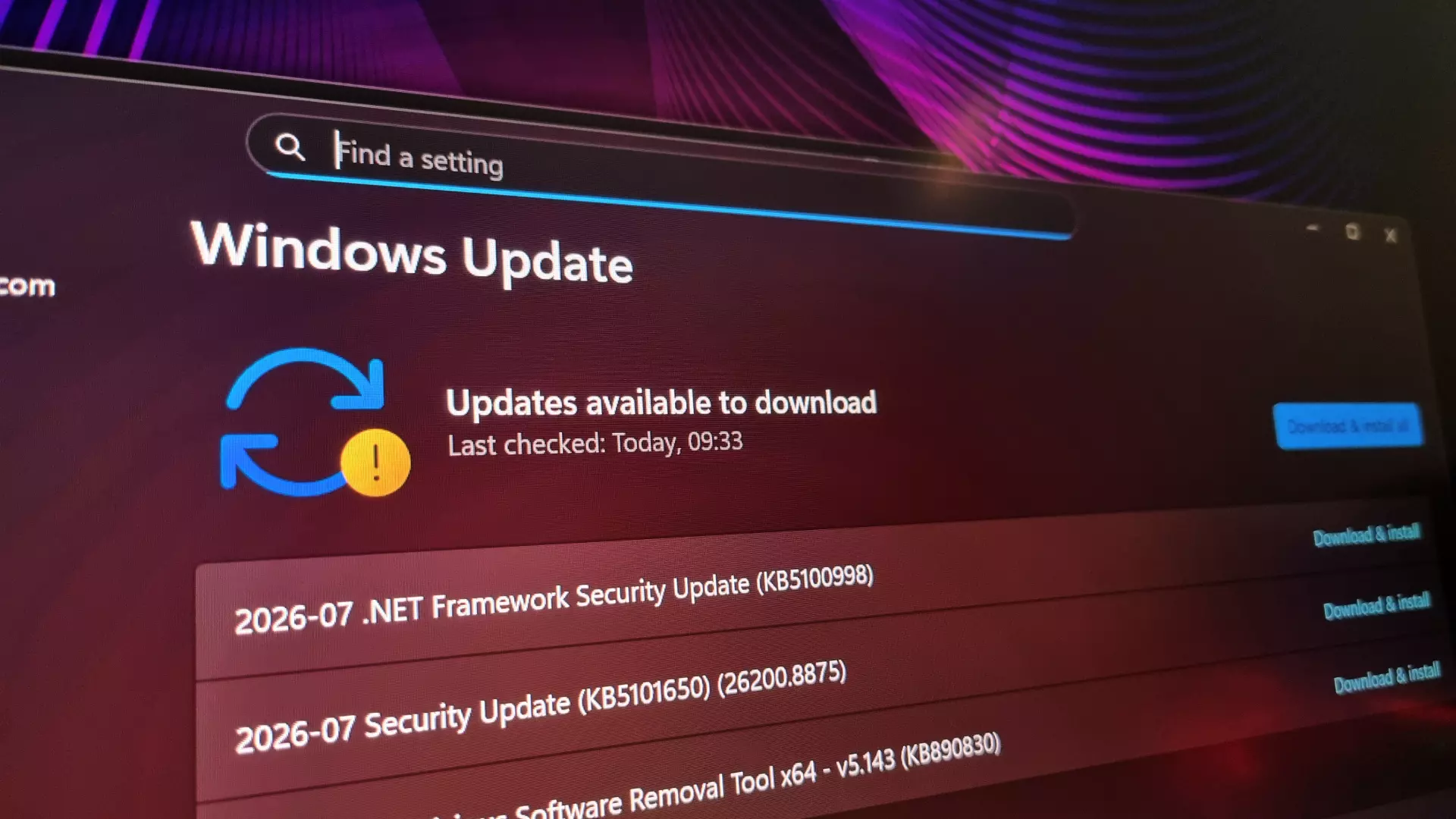 Windows 11 Update Causes Monitor Issues for Users
