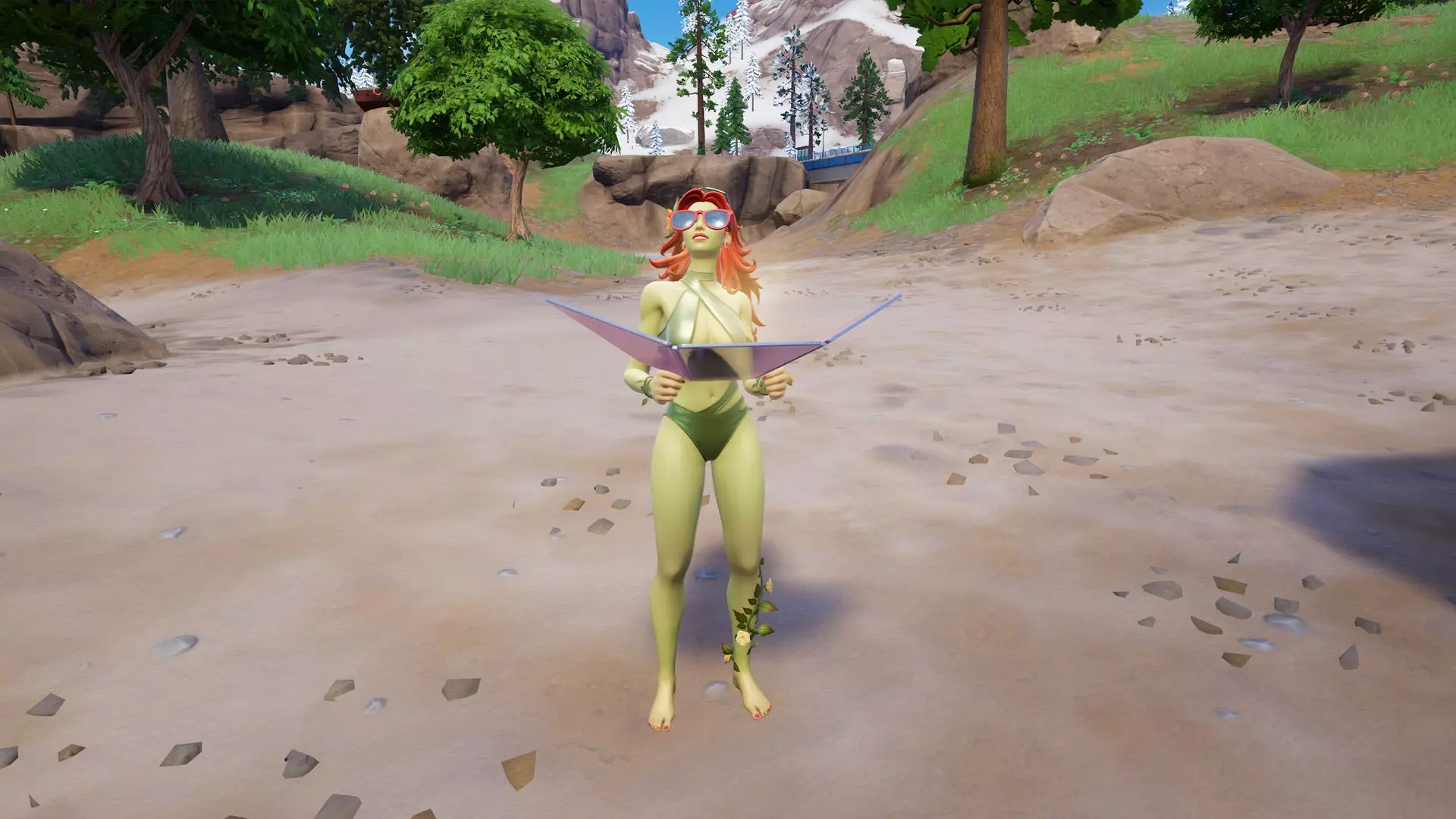 Locating Poison Ivy in Fortnite Chapter 7 Season 3