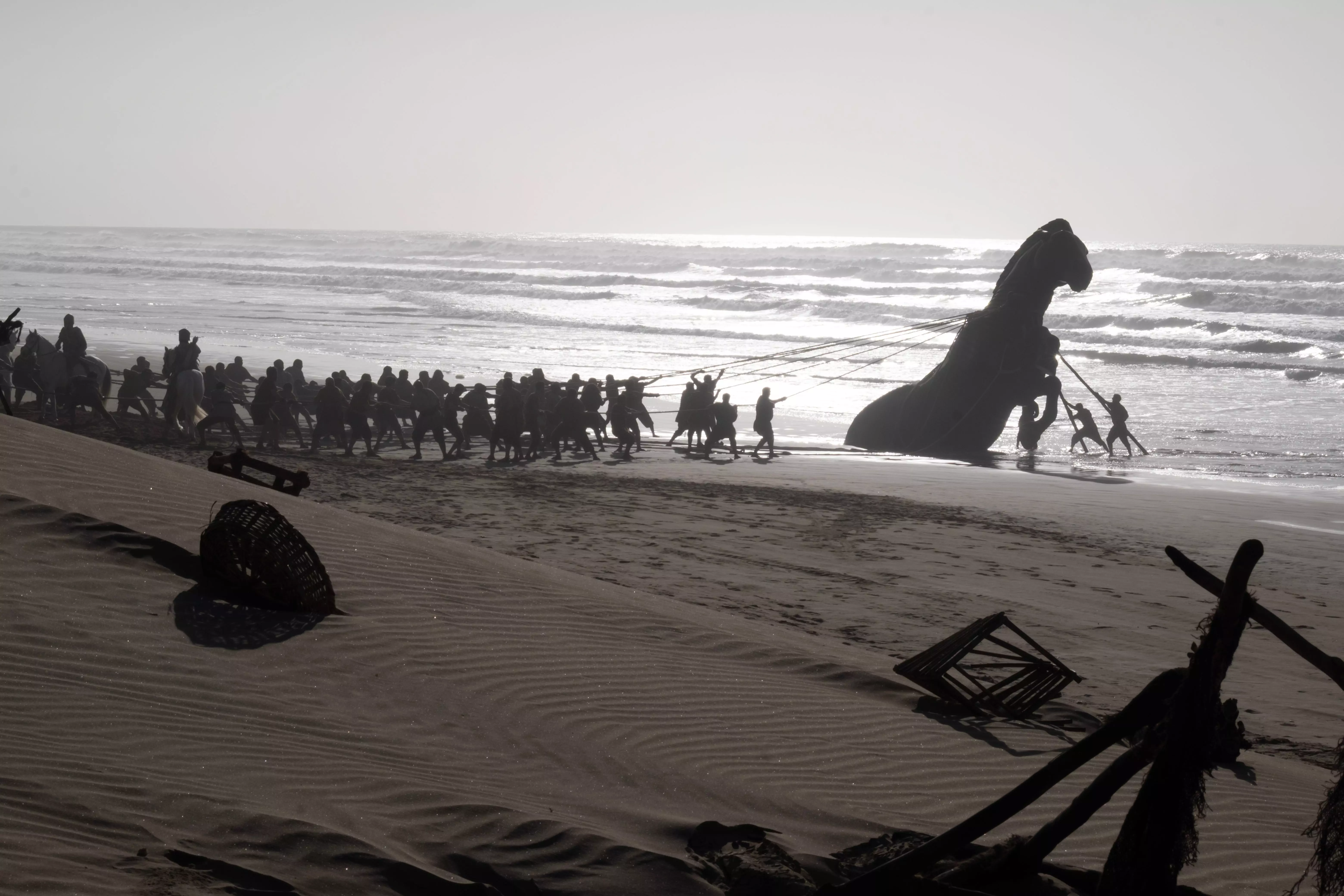 The Challenging Filming of the Trojan Horse Scenes in Christopher Nolan's 'The Odyssey'