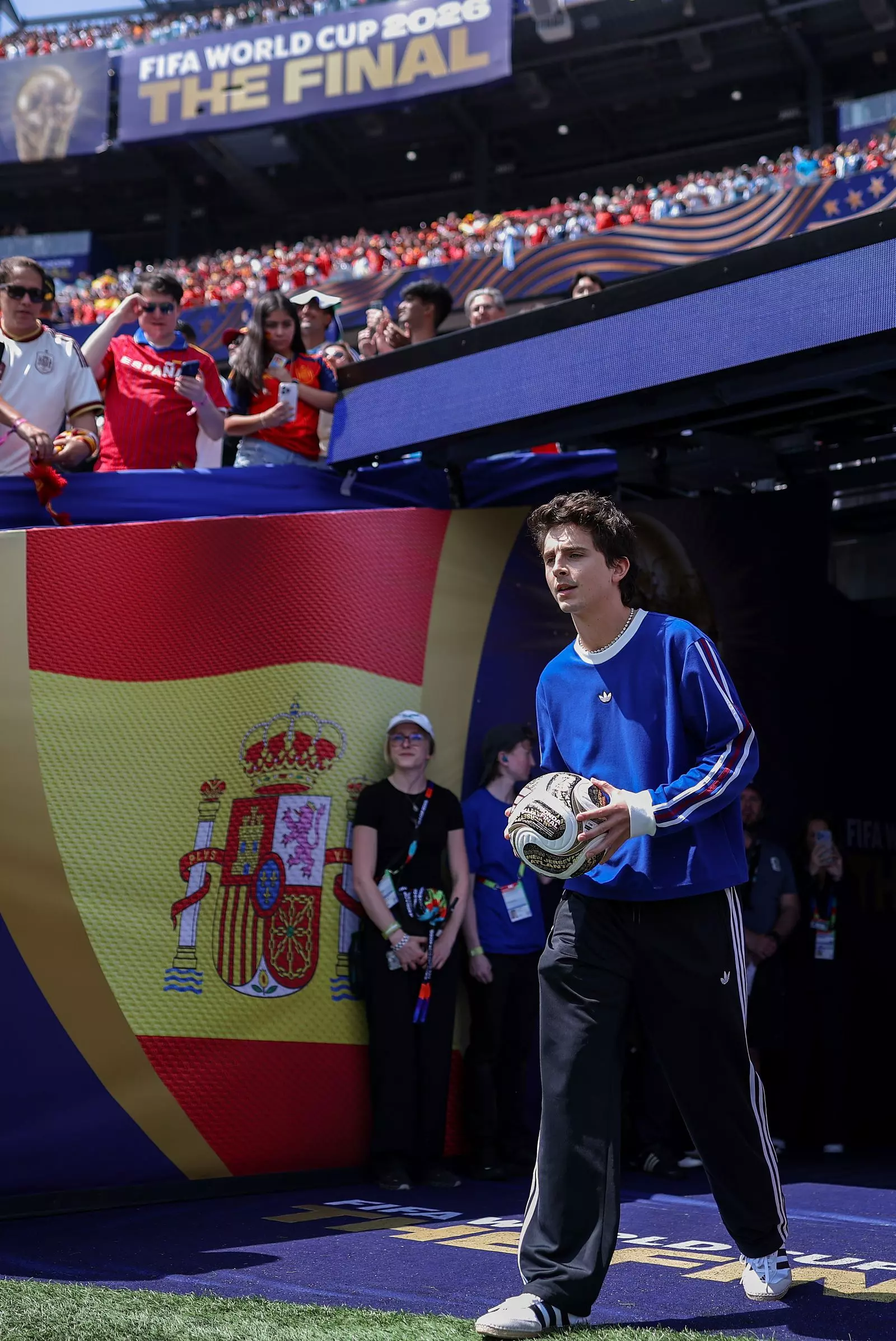 Timothée Chalamet Champions Adidas Samba's Return at World Cup Final