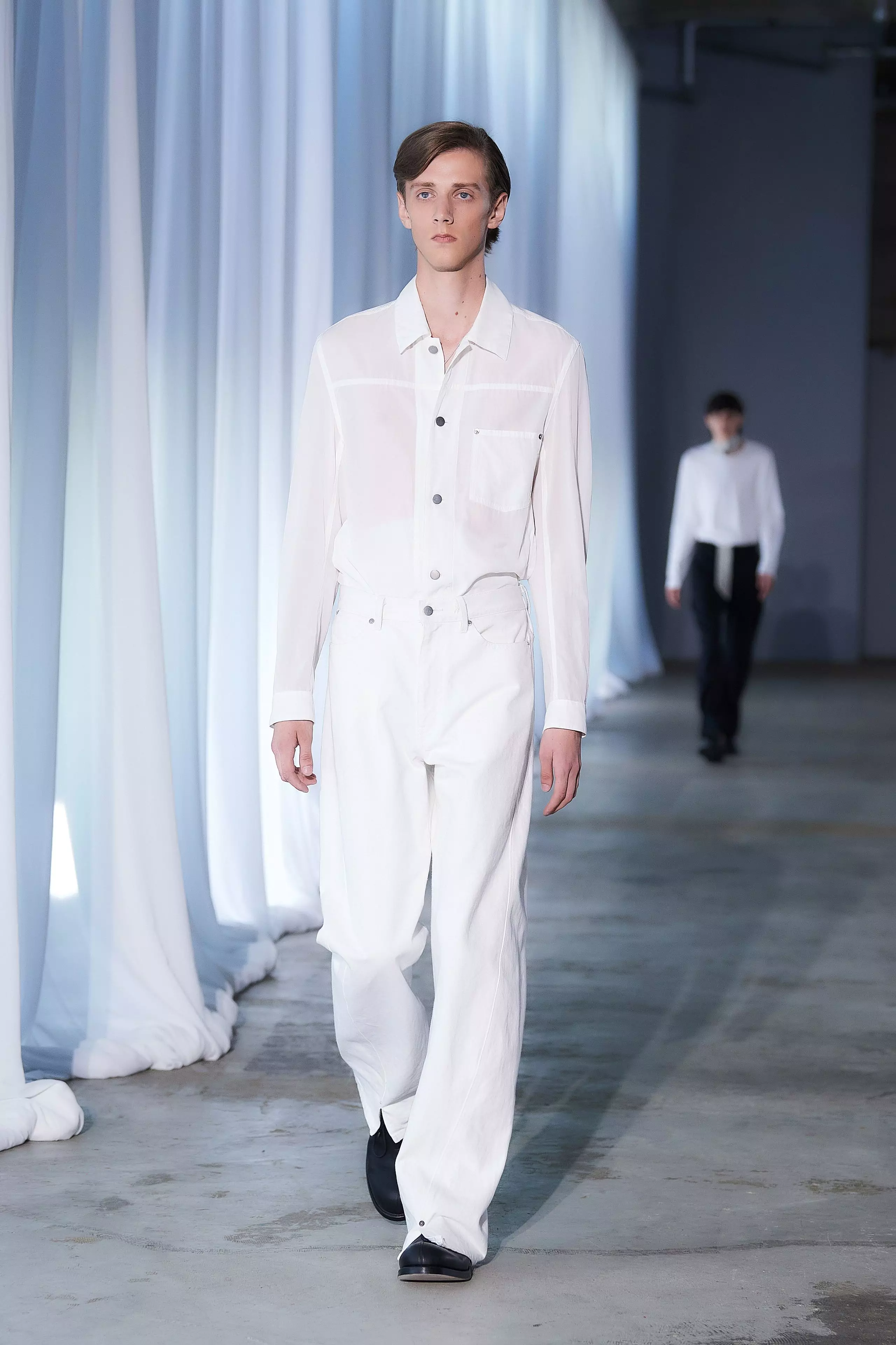 Attachment's 'Lightly' Collection: Redefining Menswear with Ethereal Flow and Modern Minimalism
