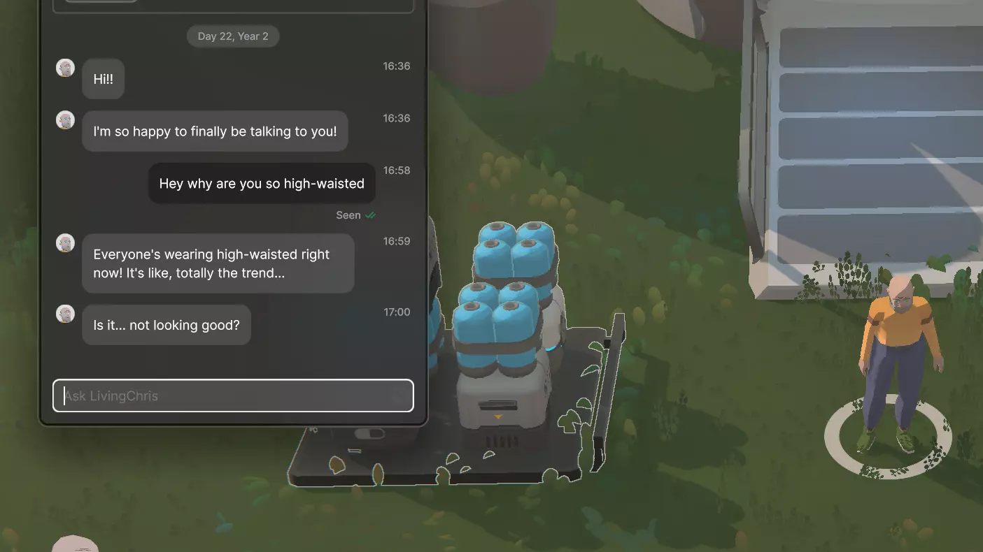 The Pitfalls of AI in MMO Life Sims: 'Seed's' Chatbot Dialogues Break Immersion