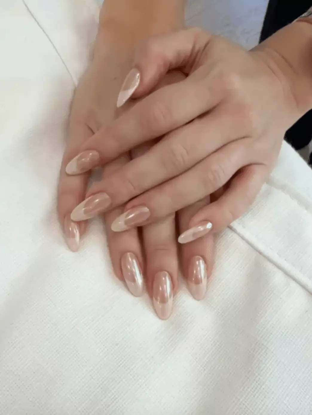 Vanilla Latte Glaze Nails: The Latest Trend