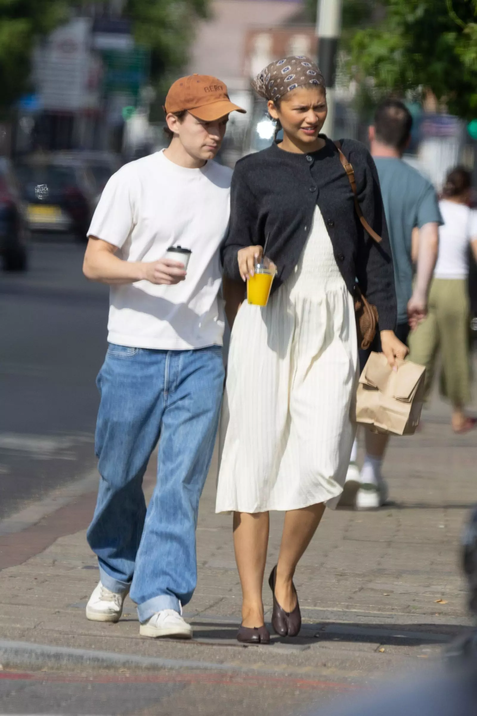 Zendaya and Tom Holland's London Day Out Style
