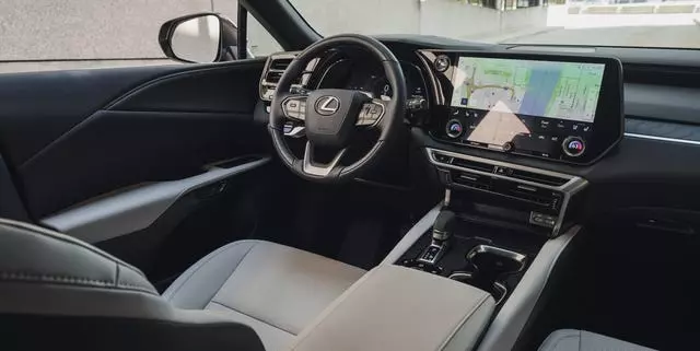 A Glimpse Inside the 2026 Lexus RX 350h F Sport's Luxurious Cabin