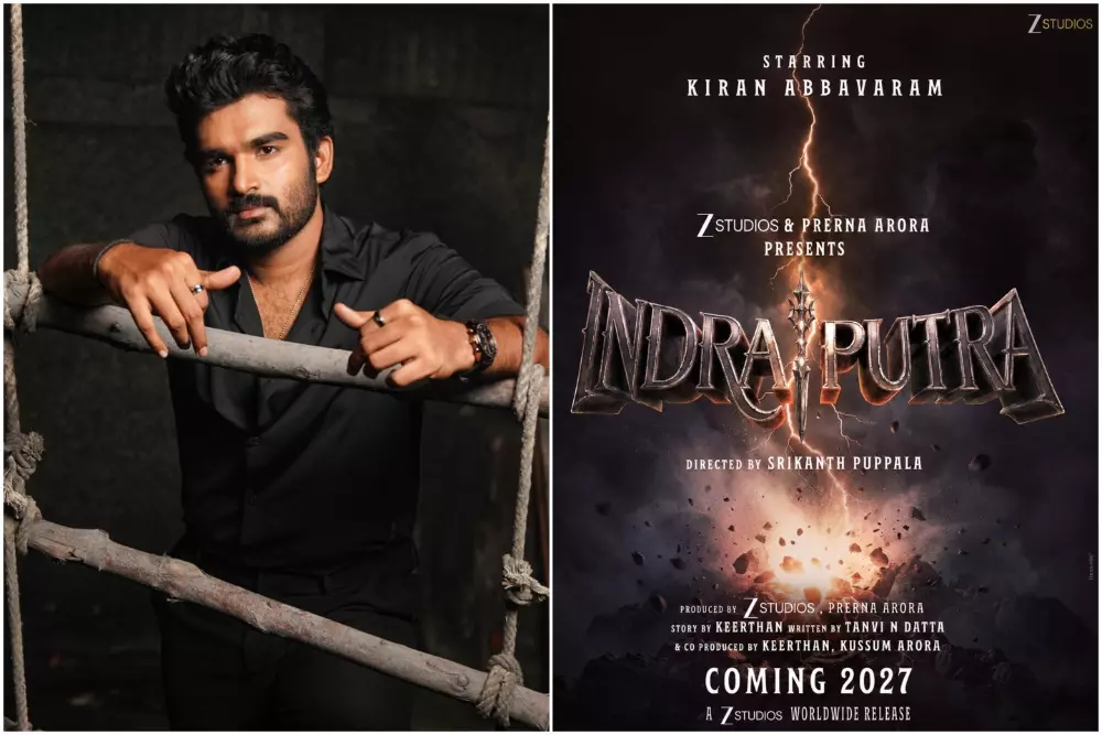 Kiran Abbavaram's Mythological Action-Fantasy Film 'Indraputra' Announced by Zee Studios